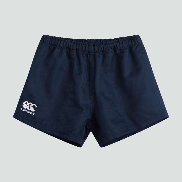 Womens Professional Poly Shorts Navy