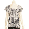 Women's Rayon Square Neck Blouse