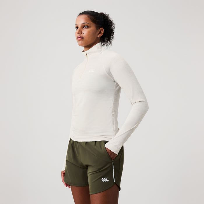 Womens Tempo+ 1/4 Zip Grey