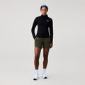 Womens Tempo+ 1/4 Zip Top Black