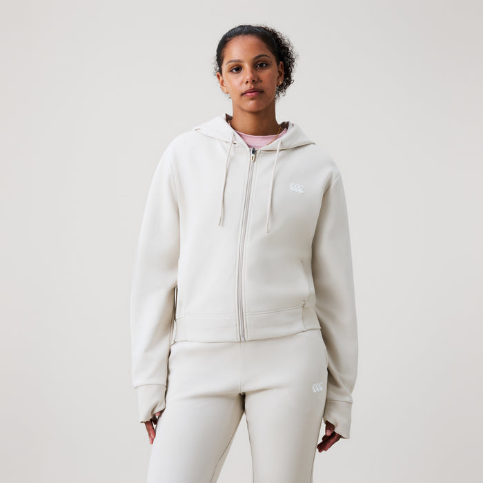 Womens Tempo+ Full-Zip Hoody Grey