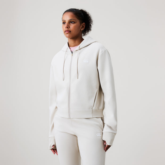Womens Tempo+ Full-Zip Hoody Grey