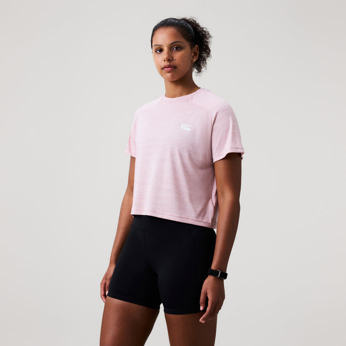 Womens Tempo+ Tee Pink
