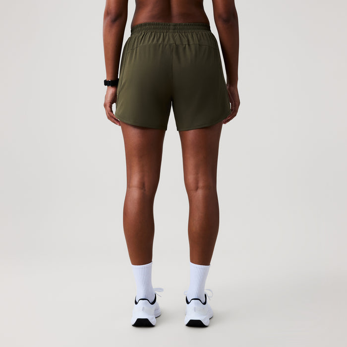 Womens Tempo+ Training Shorts Green