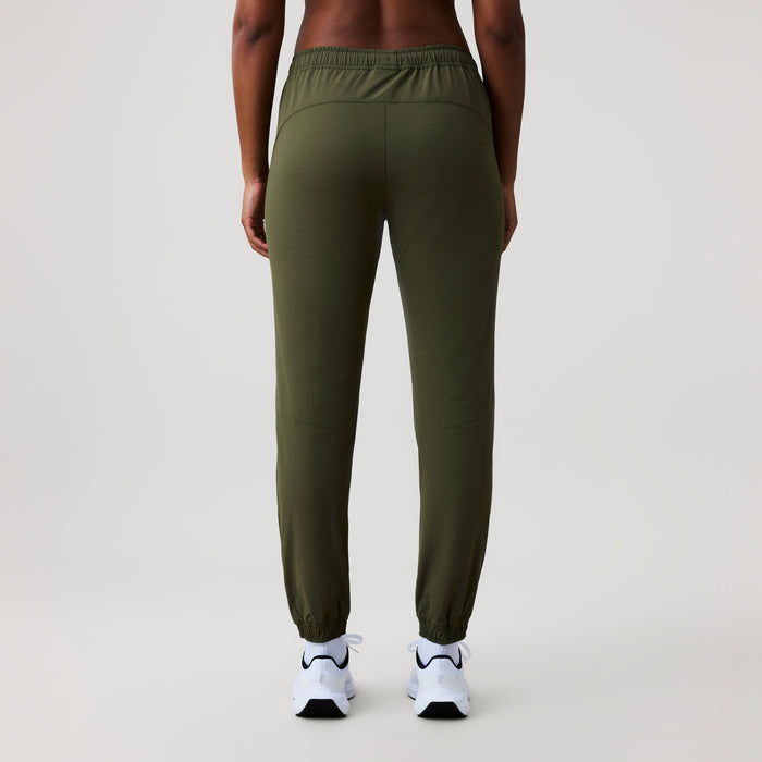 Womens Tempo+ Woven Trackpant Green