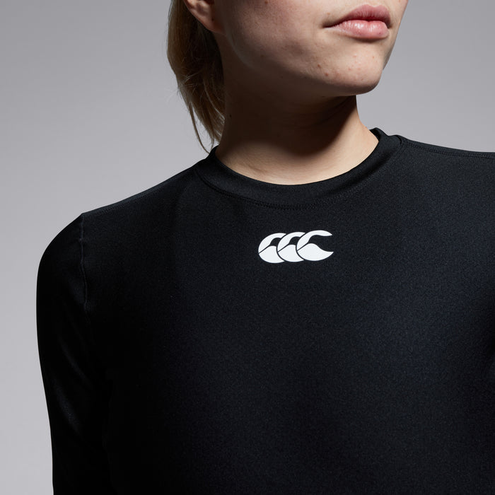 Womens Thermoreg Long Sleeved Top Black
