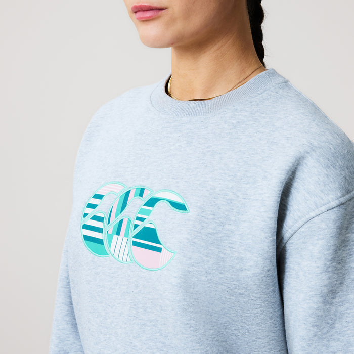 Womens Uglies Logo Crew Sweatshirt Grey