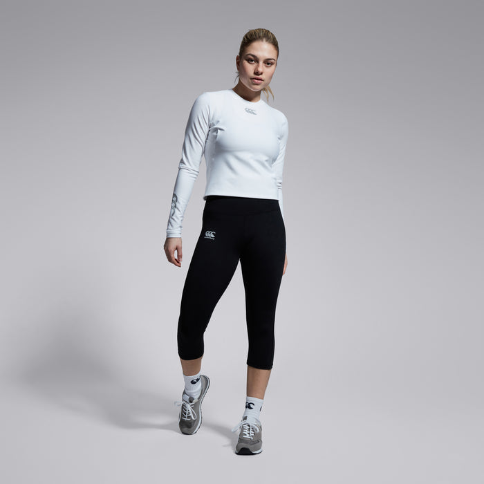 Womens Vapodri Capri Leggings Black