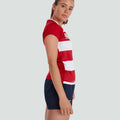 Womens Vapodri Evader Hooped Jersey Red