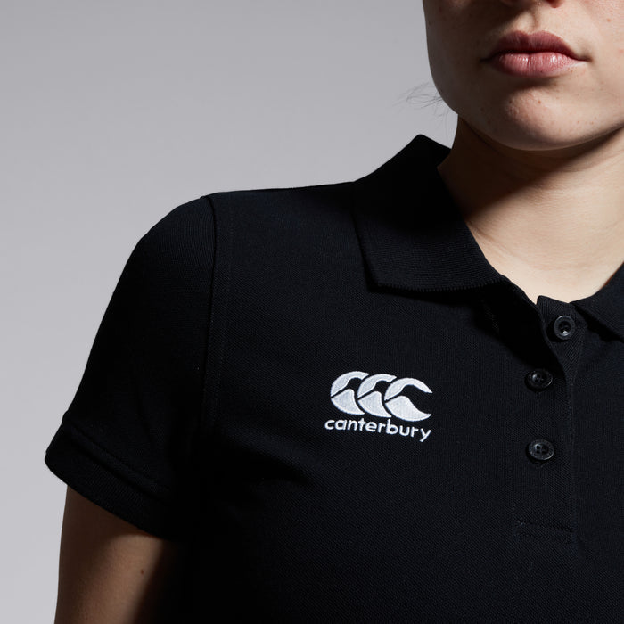 Womens Waimak Polo Shirt Black