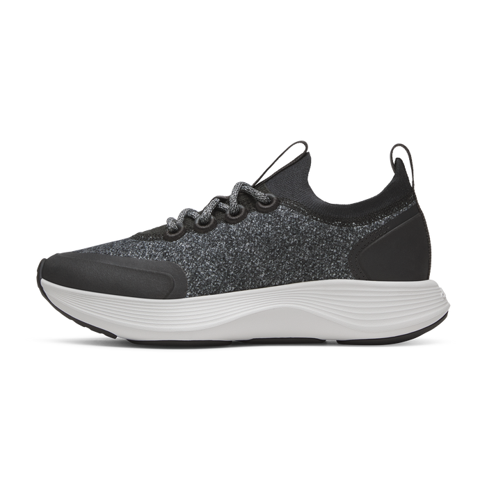 Women's Wool Strider - Dark Grey (Light Grey Sole)