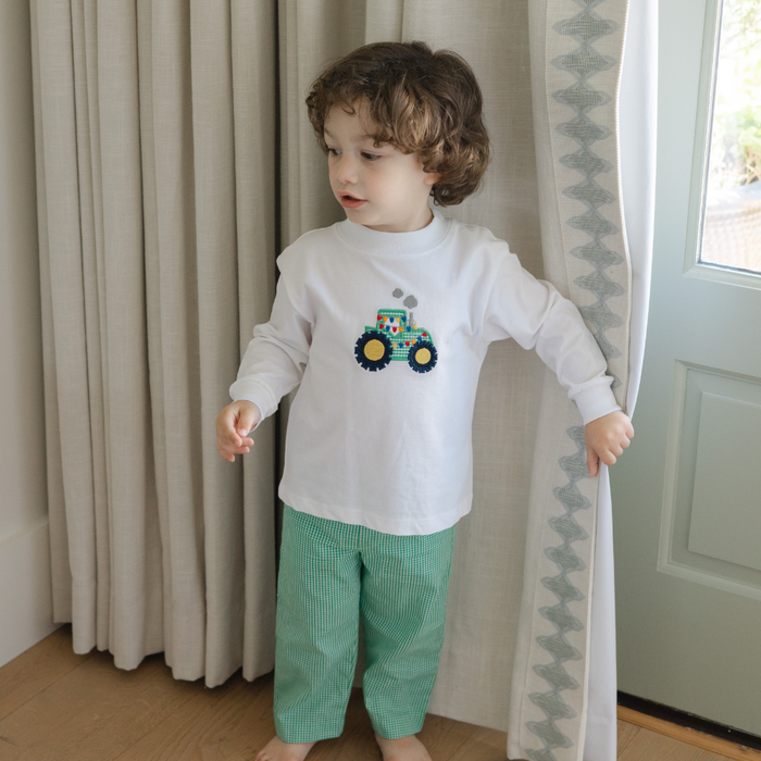 Yuletide Tractor - Boys Pant Set