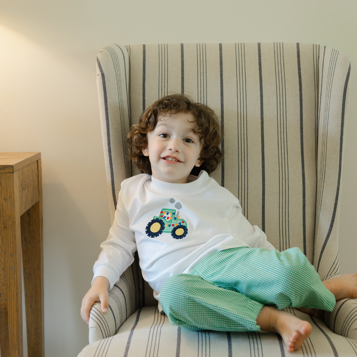 Yuletide Tractor - Boys Pant Set