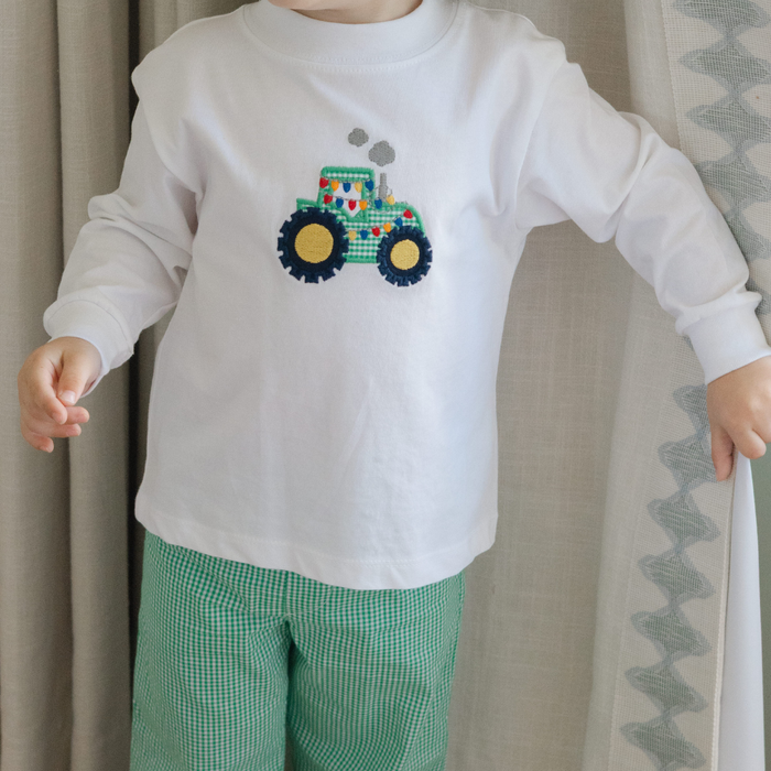 Yuletide Tractor - Boys Pant Set