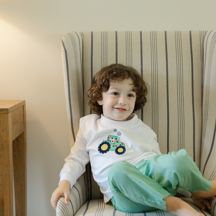 Yuletide Tractor - Boys Pant Set